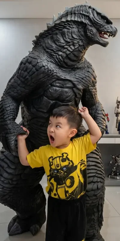 godzilla sculpture 1.5m height