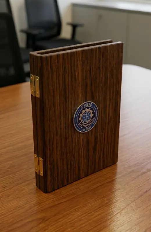 book wood plaque folded look. front side can add a enamel logo. suitable for promotion and graduation.