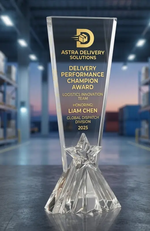 zenith flare crystal trophy shows the sandblast text with gold painted to give a premium feel