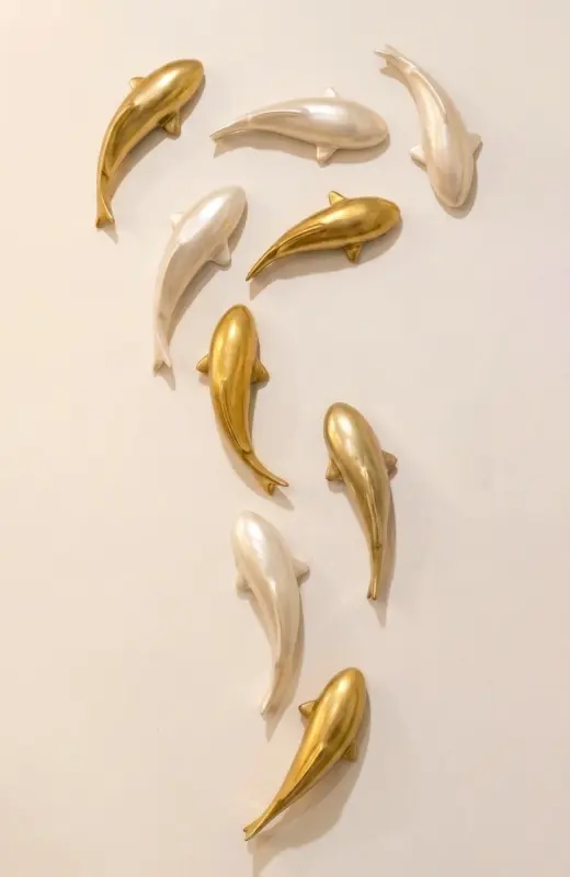 koi fish wall decor 3d print is a great feng shui art to elevate the good energy in your interior.
