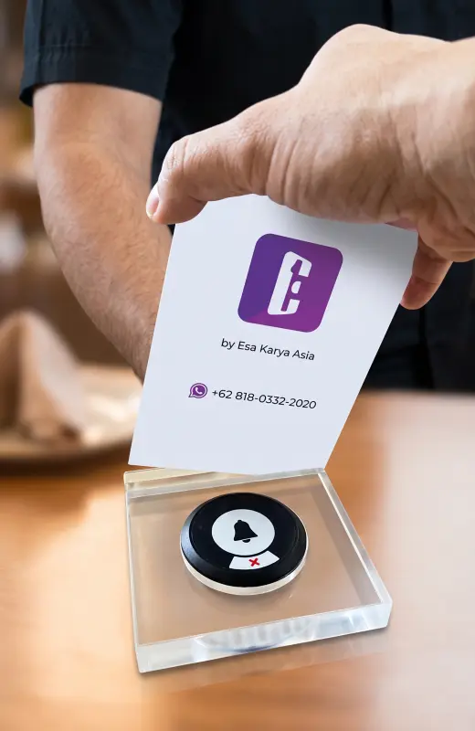 our acrylic tabletop standee is designed to be easy to slot.