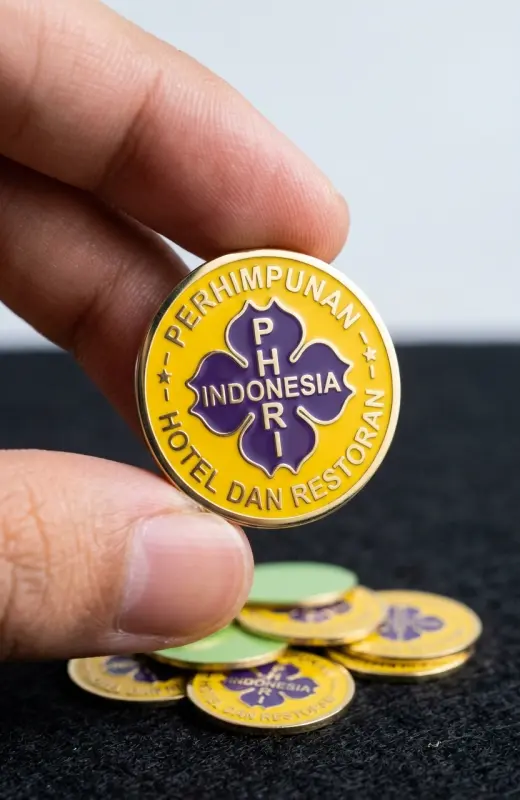 PHRI promotional merchandise metal pin
